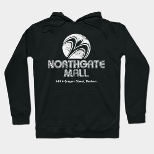 Northgate Mall in Durham, NC 70s Retro Style Logo Advertisement Hoodie